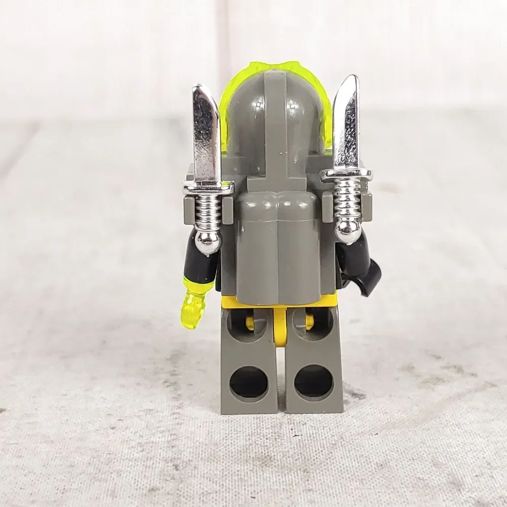 LEGO Aquaraider 1 Minifigure aqu004 for 2160 2162 Aquazone - Green Hook RETIRED